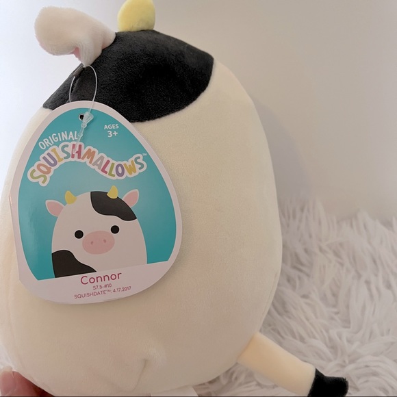 Connor the Cow Squishmallow 7.5” - Picture 2 of 3